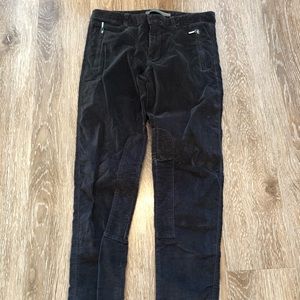 Zara Basic Black Moto Jeans